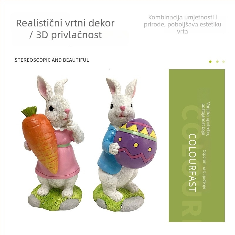 Zeko od smole – ukras za vrt za Uskrs