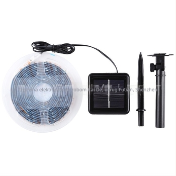Solarna LED traka za vanjsku upotrebu, vodootporna, dužina 5 m, 150 LED, višebojna
