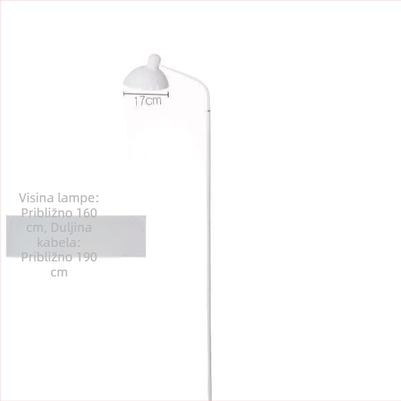 LED podna lampa s zaštitom očiju za dnevni boravak, spavaću sobu i radnu sobu – minimalistički dizajn, elegantan stil
