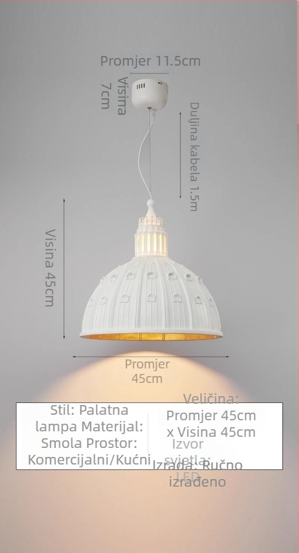 Seletti Francuski dvorac – dekorativni luster za restorane i kafiće, srednjovjekovni industrijski stil, lampe iz zamka