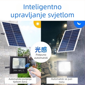 Huimin solarna LED svjetlost 3W IP65 vanjski LED reflektor za vrt i šetnicu, unutarnje i vanjsko osvjetljenje