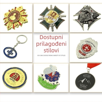 Brelok s otvaračem za boce u obliku mačje glave, metalni