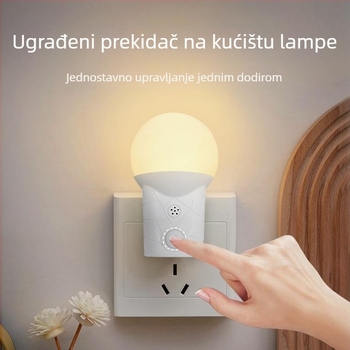 Inteligentna LED noćna lampica sa senzorom pokreta, podesiva uz krevet za hranjenje bebe