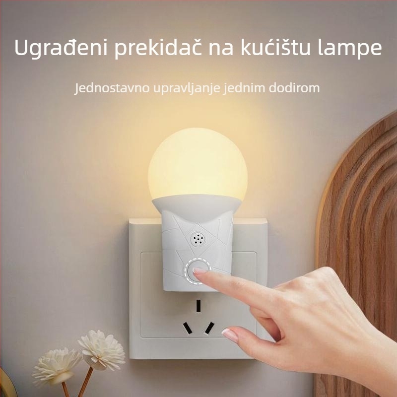 Inteligentna LED noćna lampica sa senzorom pokreta, podesiva uz krevet za hranjenje bebe