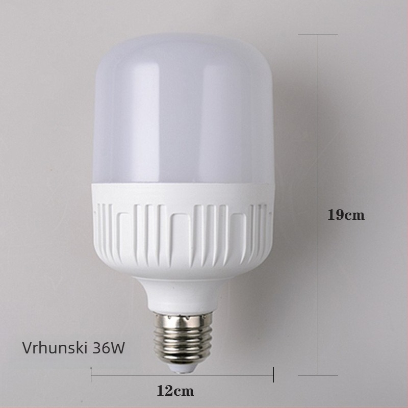 LED žarulja s E27 navojem, aluminijsko kućište prekriveno plastikom, unutarnje osvjetljenje restorana