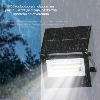 Solarna sklopiva zidna LED reflektor – vanjski vrt, balkon, fasada, hodnik, vodootporna senzorska zidna svjetiljka