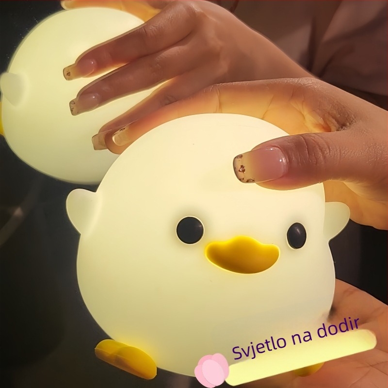 Novi model Doudou Duck – noćna lampica za zaštitu očiju s dodirnim upravljanjem, USB punjenje, izuzetno dugo trajanje baterije, ambijentalno osvjetljenje