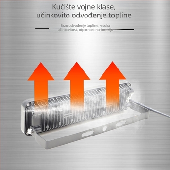 Duga vodootporna UV lampa za polimerizaciju, ljubičasta UV svjetlost/crno svjetlo, pozornica i zabava, 395 nm