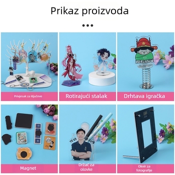 Prilagođeni akrilni stalak za ključeve s likovima iz crtanih filmova