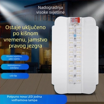 LED vanjski reflektor za gradilište, iznimno jaka rasvjeta, IP65, 144 LED, 20000 lm
