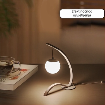 Nordska stolna lampa s zaštitom očiju, noćno svjetlo, moderno minimalističko ambijentalno osvjetljenje za spavaću sobu