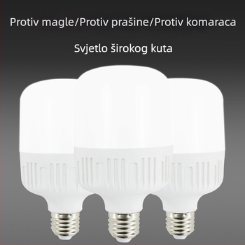 Kućna LED žarulja E27, energetski učinkovita, bijela svjetlost, unutarnje osvjetljenje, zaštita očiju, bez treptanja