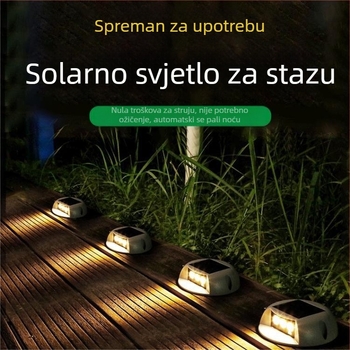 Solarno svjetlo za stazu, IP65, LED za stepenice i vrt, 360 lm, topla bijela