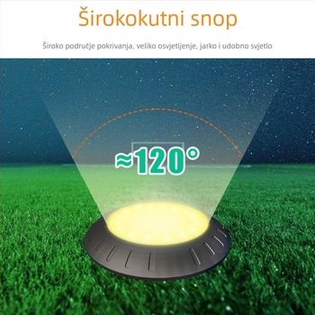 Solarna LED rasvjeta za krajolik za vanjski dvorišni prostor – vodootporna vrtna dekoracija s šarenom atmosferom