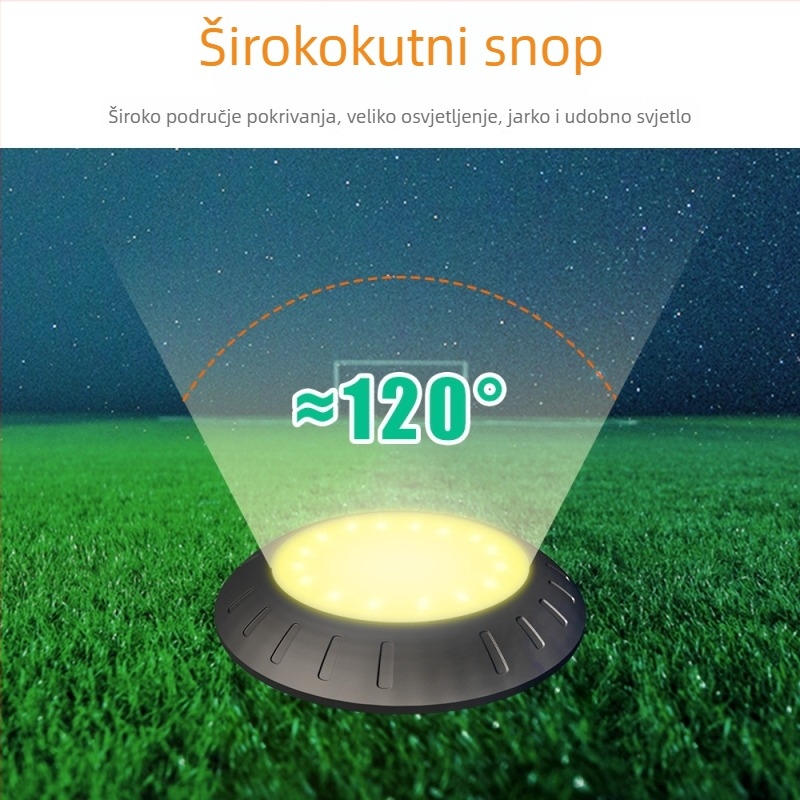 Solarna LED rasvjeta za krajolik za vanjski dvorišni prostor – vodootporna vrtna dekoracija s šarenom atmosferom