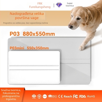 Bežična pametna vaga za kućne ljubimce, kompaktna i mini, kapacitet 200 kg, digitalna elektronička vaga