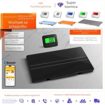Bežična pametna vaga za kućne ljubimce, kompaktna i mini, kapacitet 200 kg, digitalna elektronička vaga