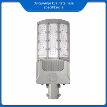 Solarna vanjska LED rasvjeta, split tip, trostrani širokokutni dizajn za cestu i dvorište, vodootporna.