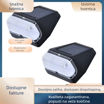 Solarna lampa u europskom stilu za vanjsku upotrebu – rasvjeta zida, stepenice i ograde