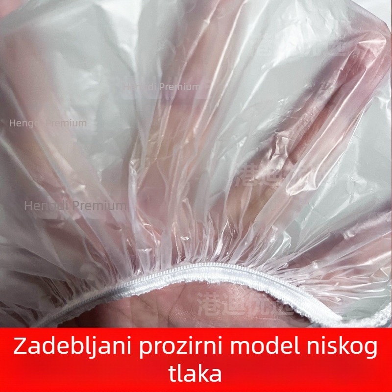 Ekstra velika jednokratna zaštitna navlaka za namještaj – prozirna vodootporna plastična navlaka za krevet i kauč