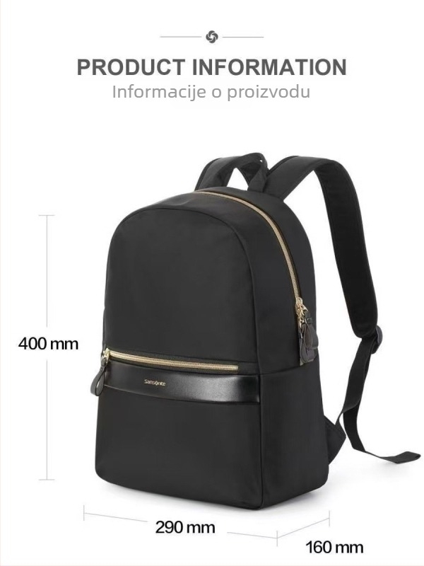 Xiu Li casual ruksak velikog kapaciteta, pretinac za prijenosno računalo, unisex, britski stil lagani luksuz