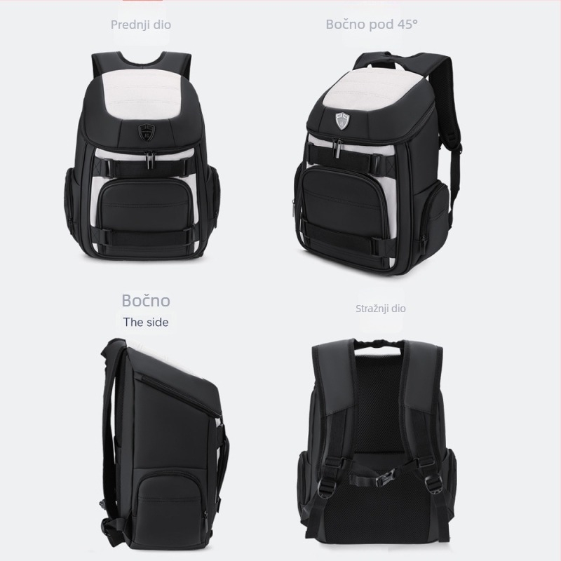Unisex ruksak za posao i putovanja, kapacitet 20–35 L, 12-inčni prijenosnik, poliester