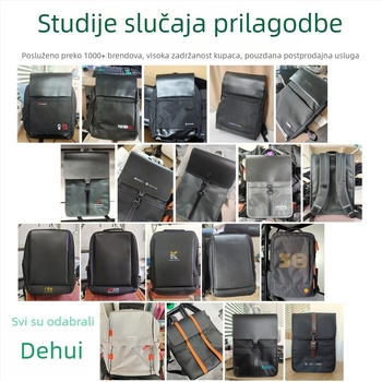 Muški ruksak za laptop 15,6 inča, poslovni stil, vodootporan i otporan na habanje od najlona