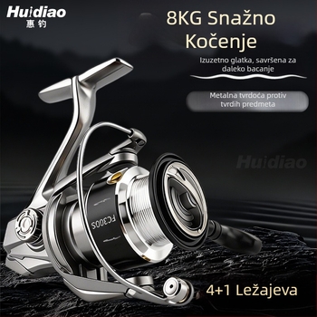 Huidiao FC spin kolut, metalna konstrukcija, mikro plitka špulja