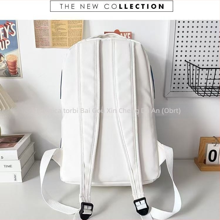 Školski ruksak s motivom morskog psa, unisex, najlon, 20–35 L, prostor za 10-inčni prijenosnik