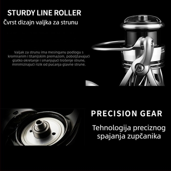 Chensheng Novi model spinning role, potpuno metalna konstrukcija, plitka špulja, duga bacanja, visoka brzina