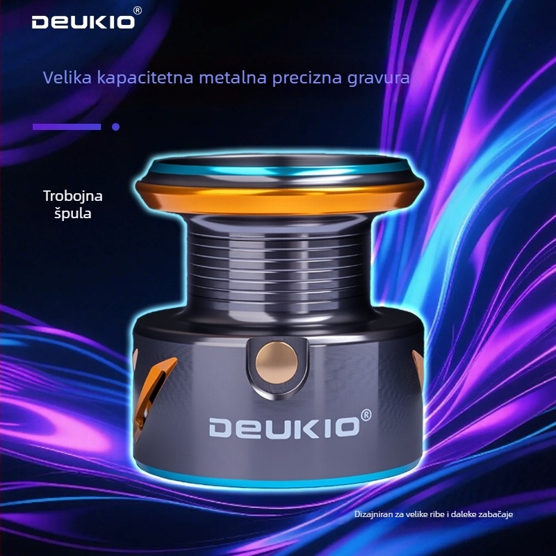 DEUKIO potpuno metalni kamelon spinning kolut