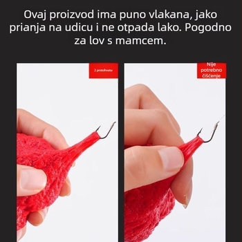 Nema ispiranja glutenska mamac za potok ribolov, sna miris ribe, mikro mamac za divlji ribolov, mali mamac za potokske vrste riba