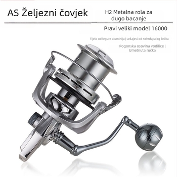 AS metalni spinning kolut – duga dometa za morski ribolov