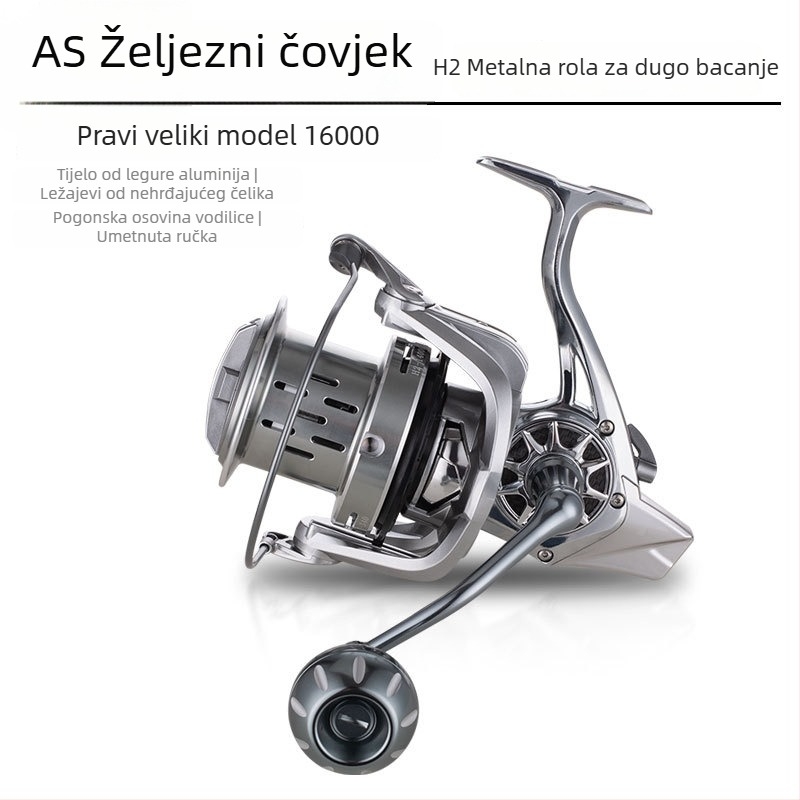 AS metalni spinning kolut – duga dometa za morski ribolov