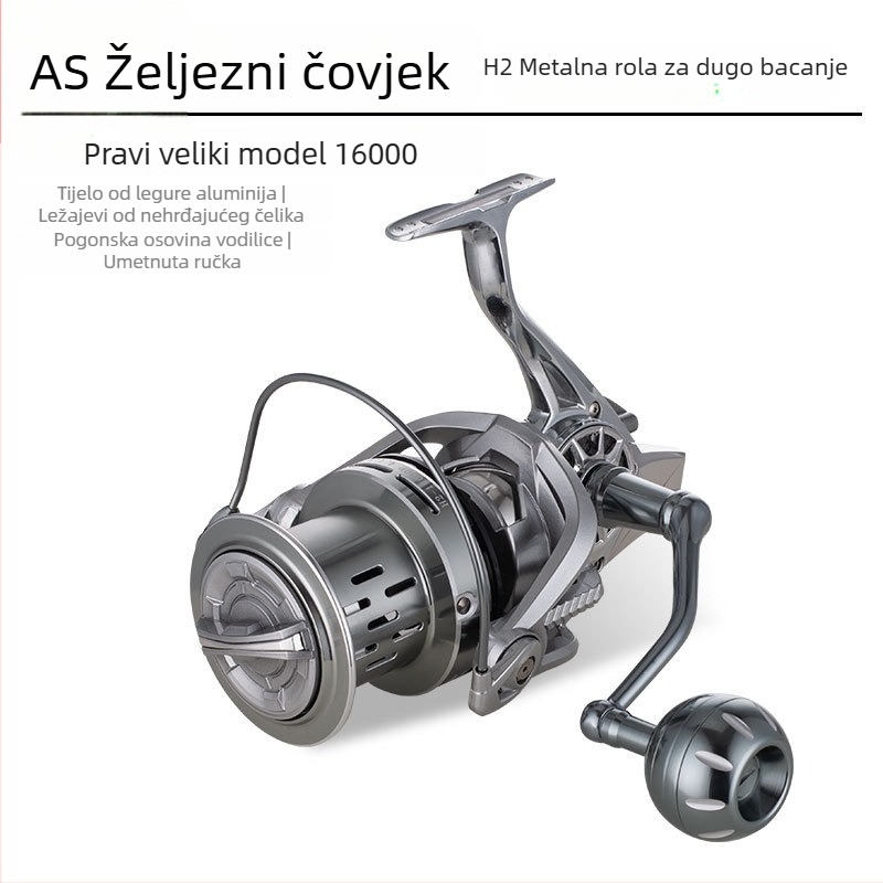 AS metalni spinning kolut – duga dometa za morski ribolov