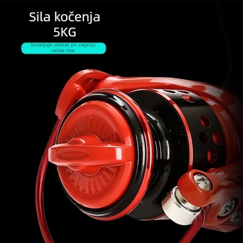 Mini metalni kolut za ribolov – bez praznine, kompaktan dizajn za umjetne mamce