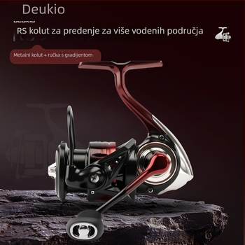 Deukio RS bez praznine, potpuno metalni gradientni spinning kolut za morski ribolov