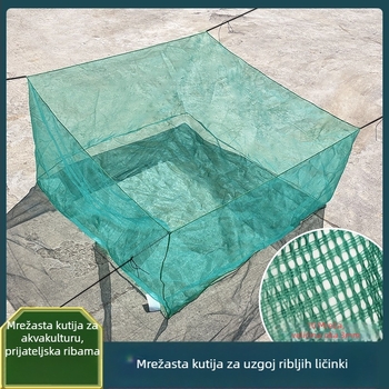 Akvakulturne mrežaste kaveze, visine 1 m, otporne na koroziju i hrđu, za ribnjake i uzgoj mlađih riba