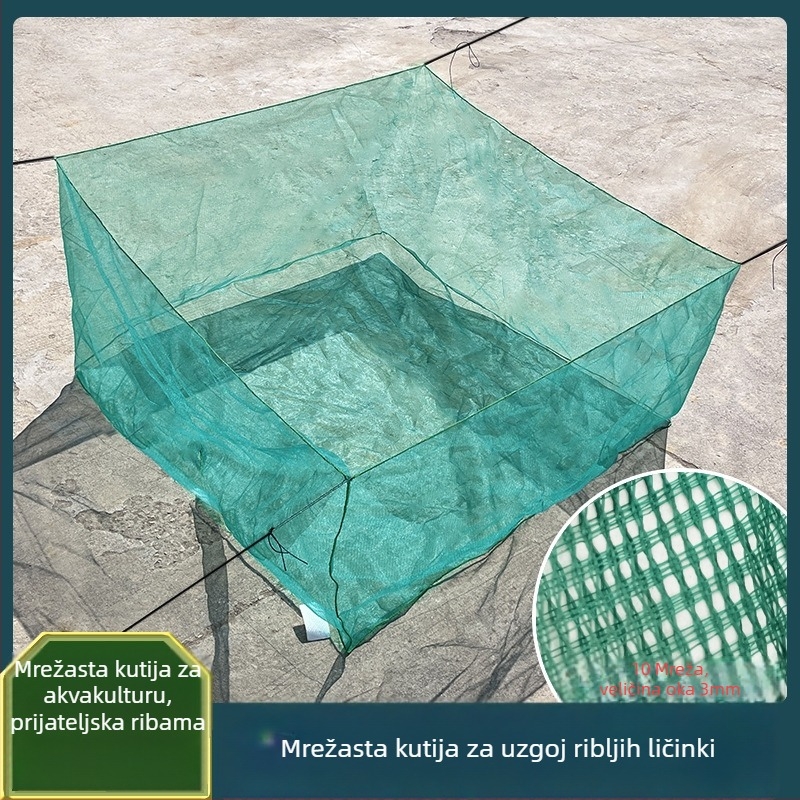 Akvakulturne mrežaste kaveze, visine 1 m, otporne na koroziju i hrđu, za ribnjake i uzgoj mlađih riba