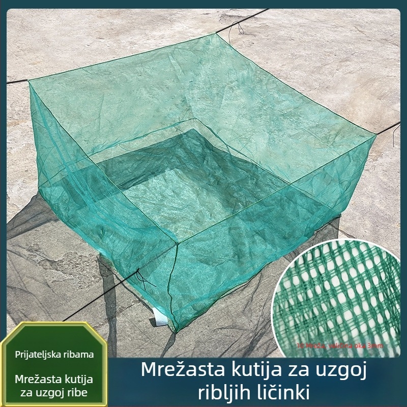 Akvakulturne mrežaste kaveze, visine 1 m, otporne na koroziju i hrđu, za ribnjake i uzgoj mlađih riba