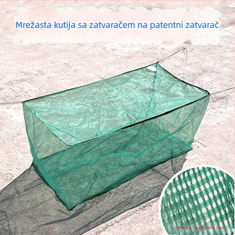 Akvakulturne mrežaste kaveze, visine 1 m, otporne na koroziju i hrđu, za ribnjake i uzgoj mlađih riba