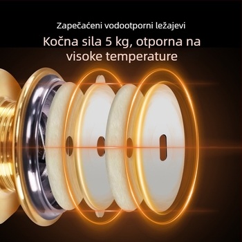 DEUKIO Cjelokovinski mikro spinning kolut — ultra lagan mini kolut za pecanje mamcima