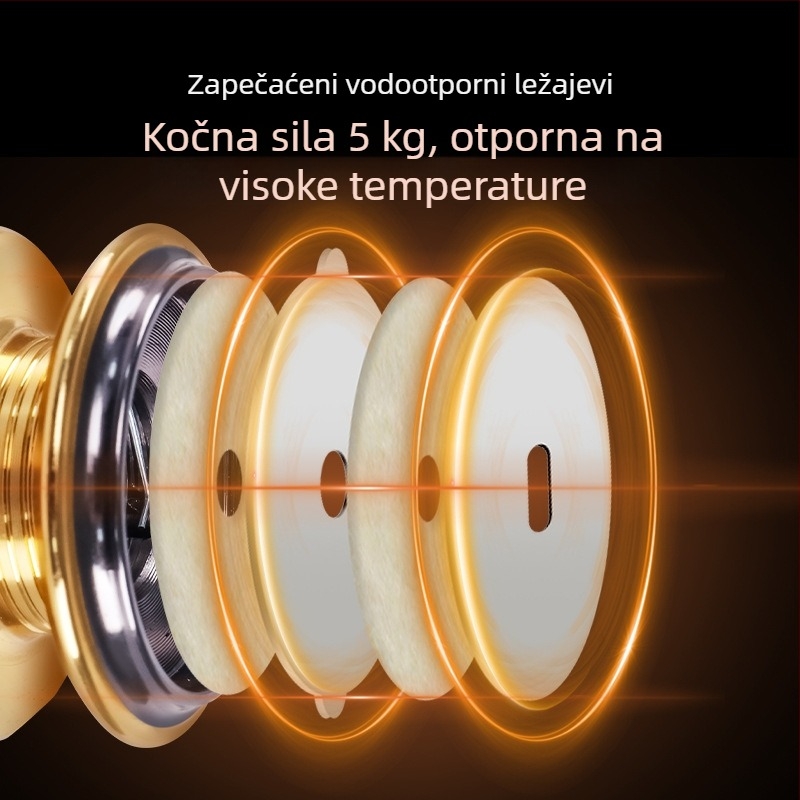 DEUKIO Cjelokovinski mikro spinning kolut — ultra lagan mini kolut za pecanje mamcima