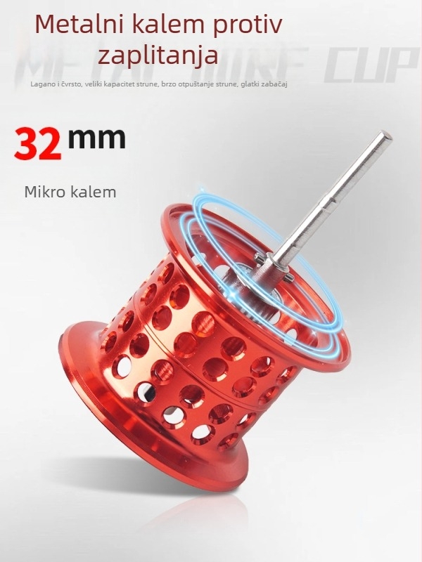 Water Drop kolut za ribolov – ultralagano, dugi domet bacanja, keramički ležajevi, kratka osovina
