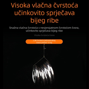 Glavna najlon linija za ribolov, visoke čvrstoće, 100 m, obojena nevidljiva linija za lov mamaca i morski ribolov