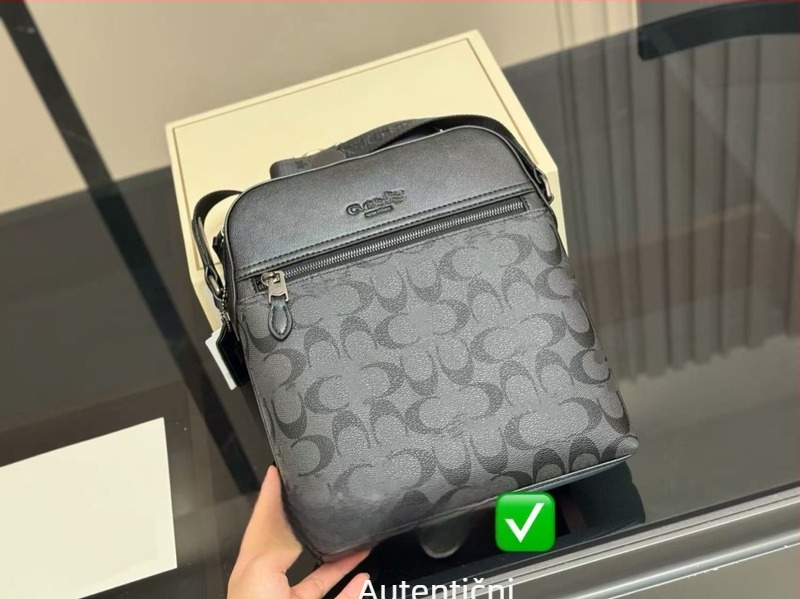 Huston muška torba preko ramena – mala kvadratna torba za fotoaparat, za posao, casual i svakodnevna putovanja