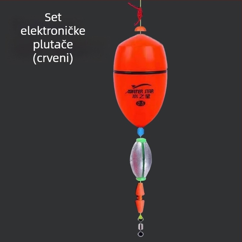 Aibo elektronički plutači za morski ribolov s dugim dometom, LED osvijetljeni plutači – kombinirani set