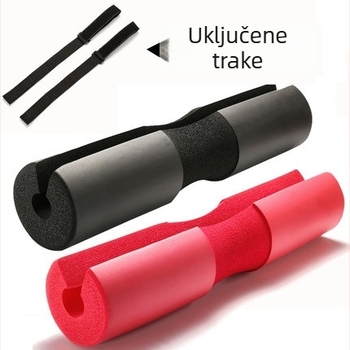 Pjenasti jastučić za šipku ramena za čučanj, navlaka za vrat, zaštita vrata, jastučić za kuk i hip thrust, navlaka za šipku