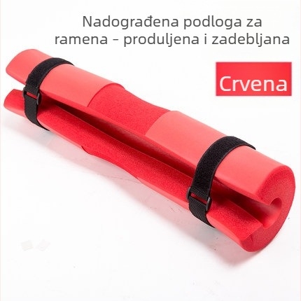 Pjenasti jastučić za šipku ramena za čučanj, navlaka za vrat, zaštita vrata, jastučić za kuk i hip thrust, navlaka za šipku