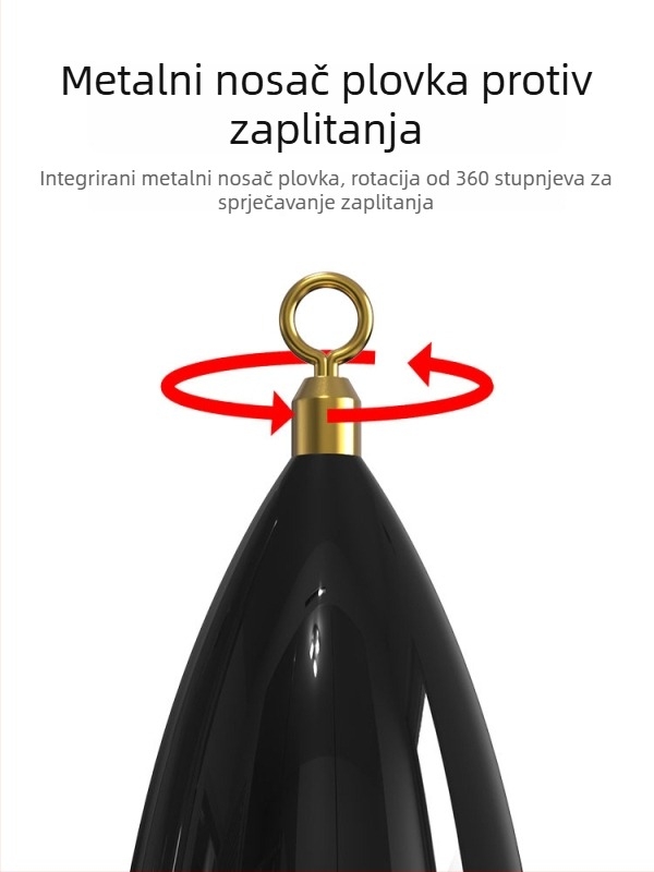 Elektronska plutajuća signalizacija ugriza s promjenjivom bojom, za ribolov na stijeni, duga bacanja, morski i noćni ribolov za velike šarane